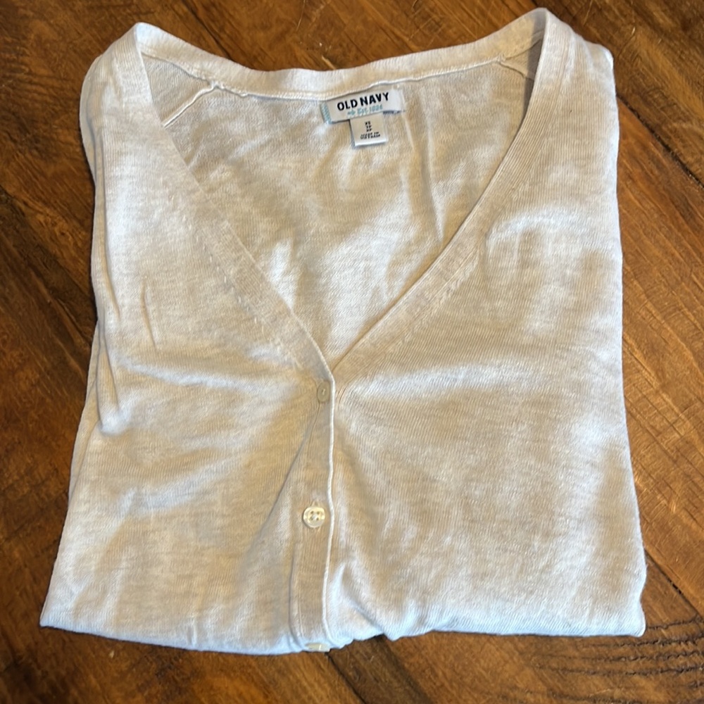 Old navy cream cardigan size XS